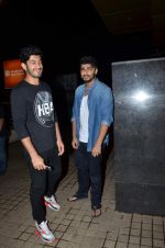 Arjun Kapoor and Mohit Marwah snapped at PVR Juhu on 14th Aug 2015